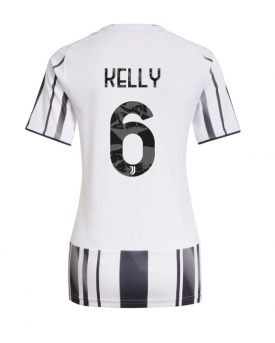 Juventus Lloyd Kelly #6 Maglia Gara Casa Repliche 2025-26 Donna Maniche Corte